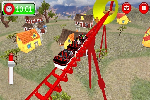 Roller Coaster Crazy Drive Game image