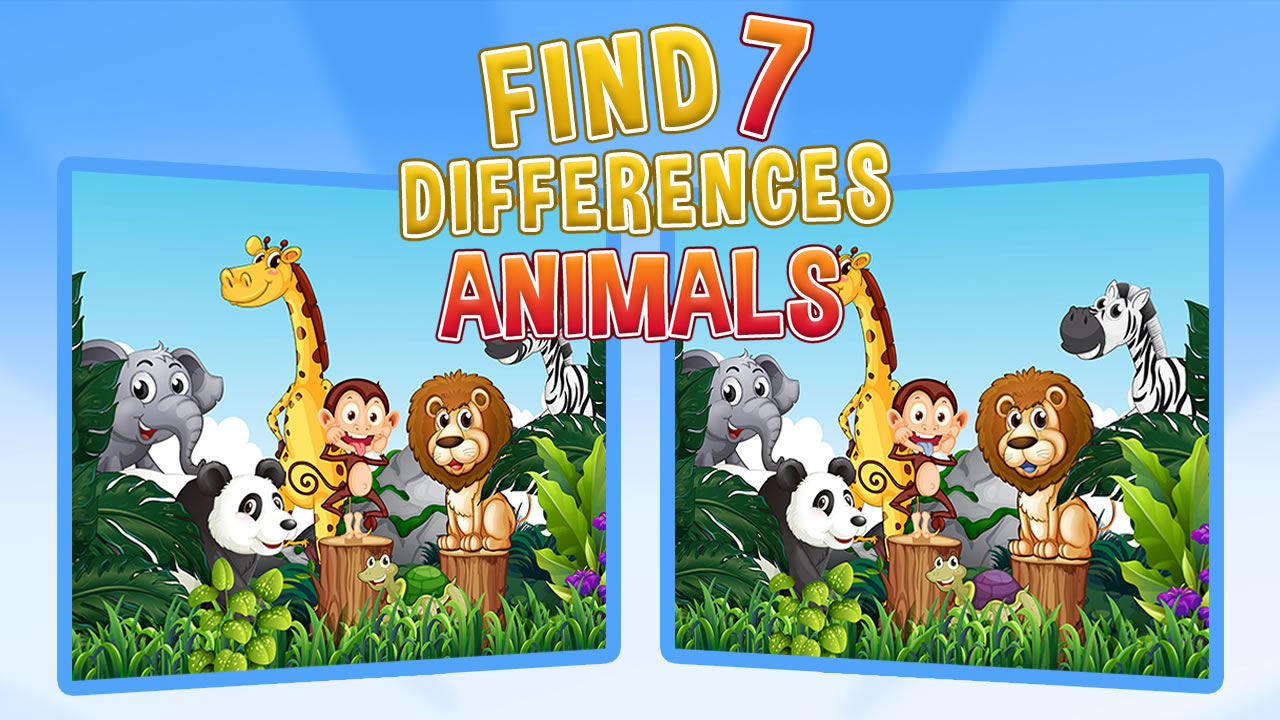 Find Seven Differences Animals thumbnail
