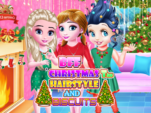 BFF Christmas Tree Hairstyle And Biscuits thumbnail