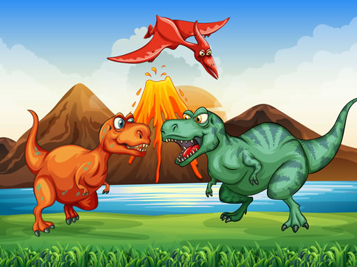 Colorful Dinosaurs Match 3 thumbnail