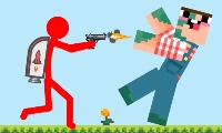 Red Stickman vs Craftmans 2