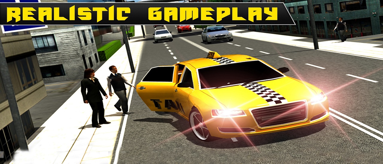 City Taxi Driver Simulator : Car Driving Games image
