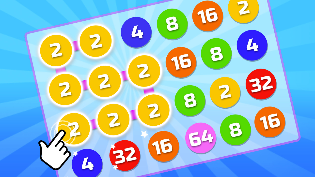 2 4 8 link identical numbers thumbnail