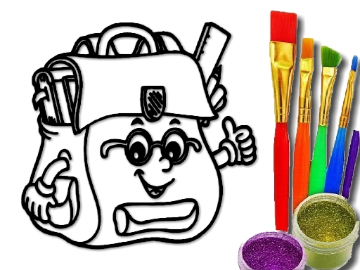 BTS School Bag Coloring Book thumbnail