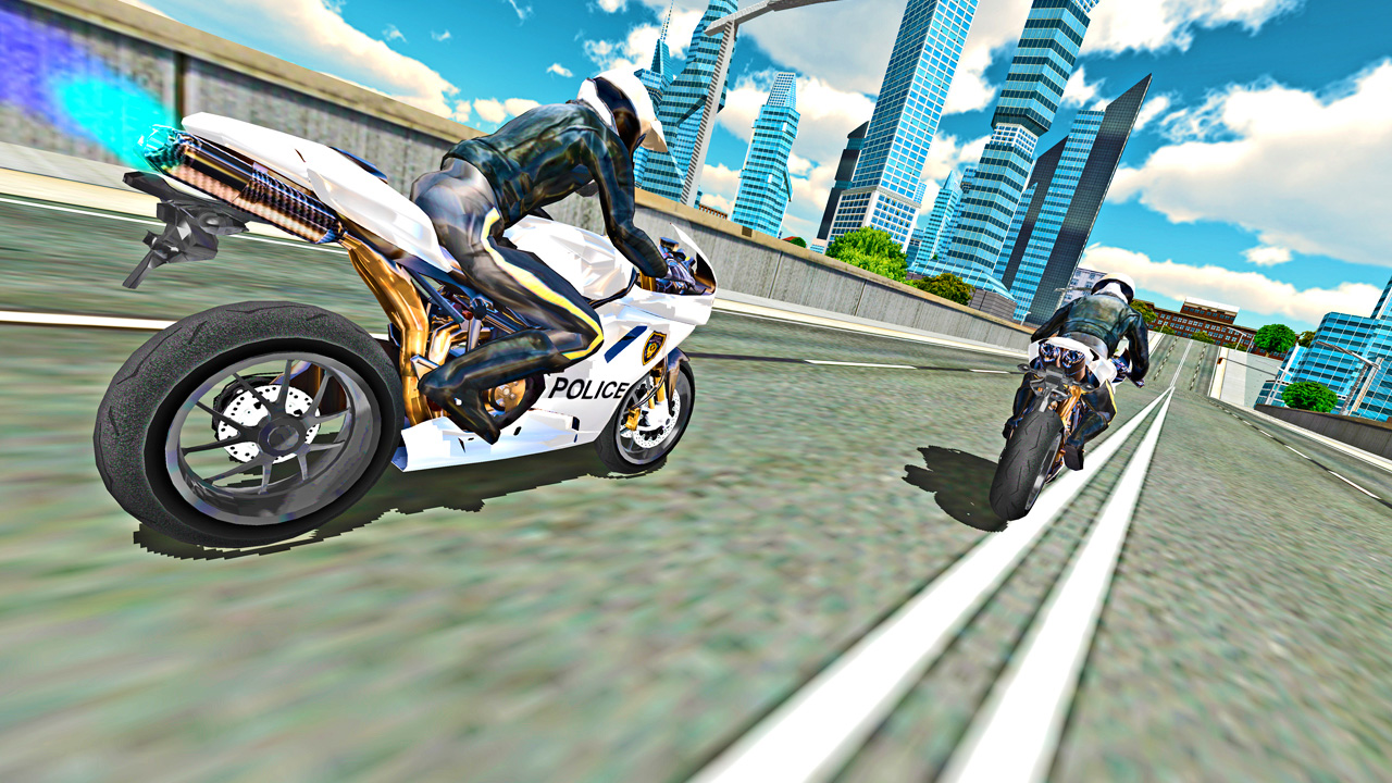 Police Motorbike Traffic Rider thumbnail