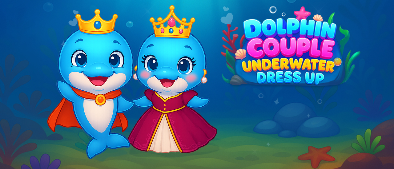 Dolphin Couple Underwater Dress Up screenshot