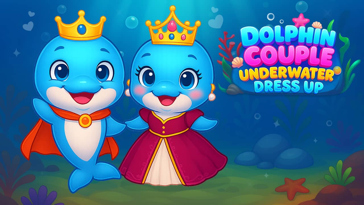 Dolphin Couple Underwater Dress Up