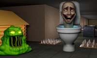 Toilet Monster Attack Sim 3D screenshot