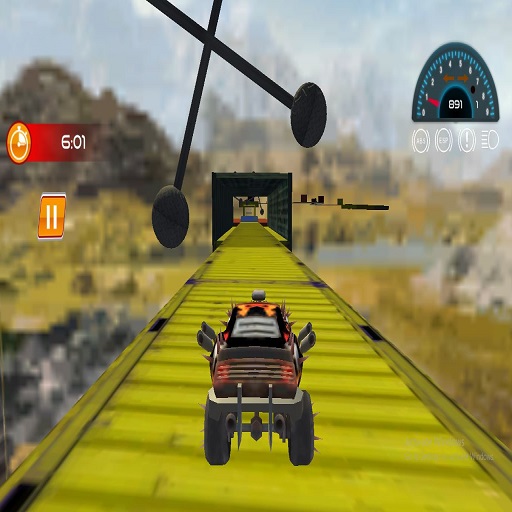 Mega Levels Car Stunt Impossible Track Game thumbnail