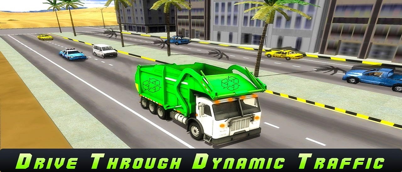 Road Garbage Dump Truck Driver image