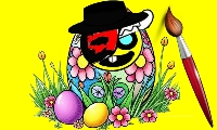 Sprunki Easter Coloring screenshot