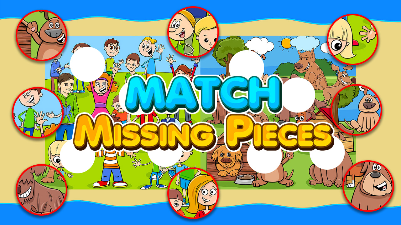 Match Missing Pieces Kids Educational Game thumbnail