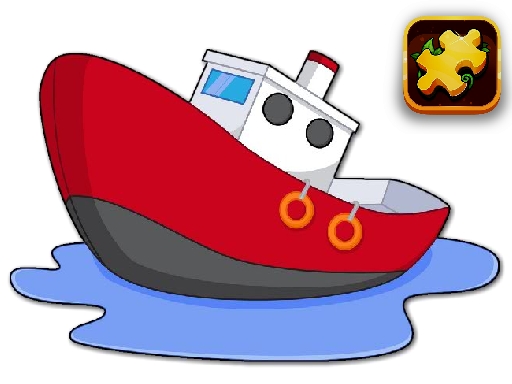 Cartoon Ship Puzzle thumbnail