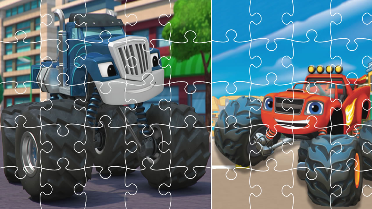 Blaze Trucks Jigsaw thumbnail