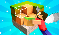 Craft Block World Building game interface - Detailed game function display