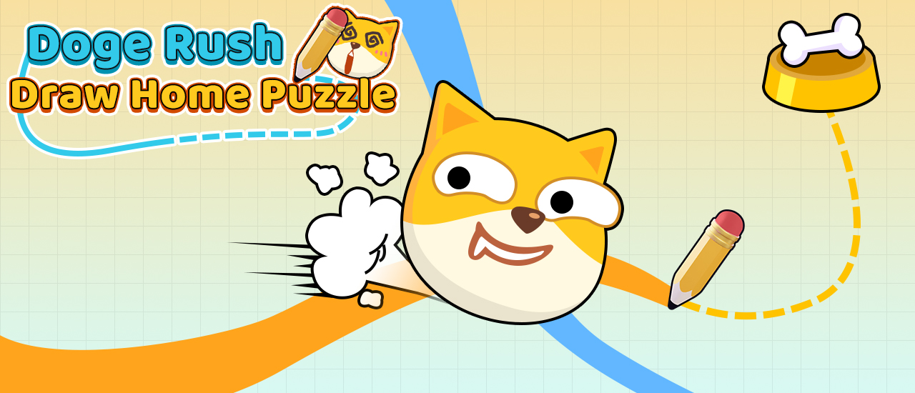 Doge Rush Draw Home Puzzle screenshot